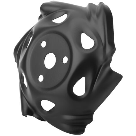 Tête de débroussailleuse arrondie anti-casse en acier carboné, 24 cm, noire, pour tondeuse thermique (1/5)