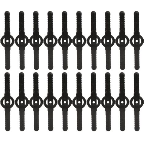 Lame de Tondeuse en Plastique ABS Universelle – 20 Pièces, 14 cm, Haute Efficacité (1/5)