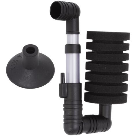 Filtre Éponge pour Aquarium Poissons d’Eau Douce – Silencieux, Aération Intégrée – 1 Pièce + Ventouse (1/5)