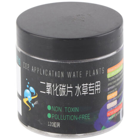 Pastilles CO2 pour Aquarium Plantes Aquatiques – Diffuseur de Dioxyde de Carbone, 7 cm, 1 Flacon