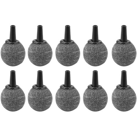 Pierre à bulles calabash 10 pièces en minerai, diamètre 2 cm, raccord 4 mm, pour aquarium (1/5)