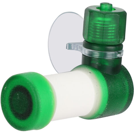 Diffuseur CO2 pour aquarium en céramique précision, vert, plastique + céramique, taille L (1/5)