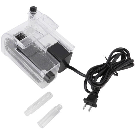 Filtre Aquarium Externe 3-en-1 Silencieux avec Pompe à Oxygène – Plastique, 19x8 cm, 300 L/h (1/5)