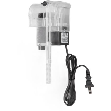 Filtre Aquarium Auto-nettoyant à Cascade Réglable en ABS – 20 cm – Idéal pour Petits Bacs (1/5)