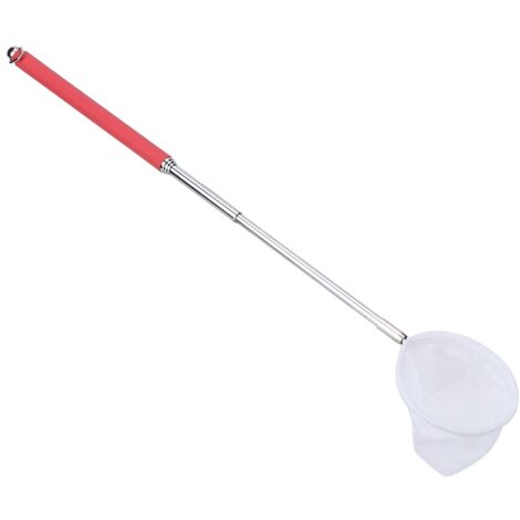 Épuisette rétractable pour aquarium en alliage, 20-57 cm, maille 3D sécurisée pour crevettes et petits poissons