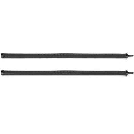 Bar à bulles pour aquarium 2 pièces en PE noir 32 cm aération oxygène décoratif (1/5)