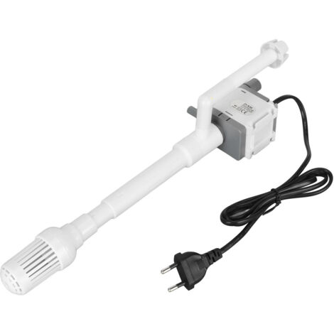 Pompe de filtration pour aquarium silencieuse 10W - 600L/h - avec ventouses et tuyaux - pour bassin jusqu'à 0,8m (1/5)