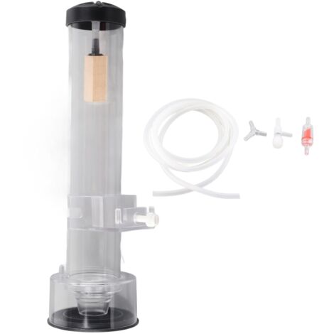 Écumeur à protéines pour aquarium en verre borosilicaté avec bois d'oranger – 26,5 cm (1/5)