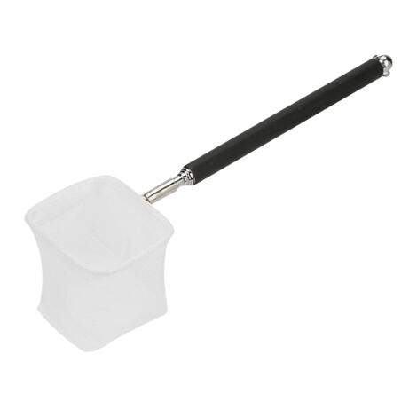 Épuisette télescopique pour aquarium en inox 20-57,5 cm – Noir carré (1/5)