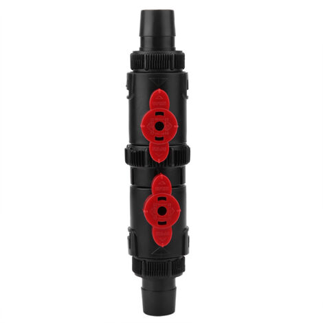 Raccord Rapide pour Tuyau d'Aquarium avec Vanne de Régulation - Plastique 16-22mm