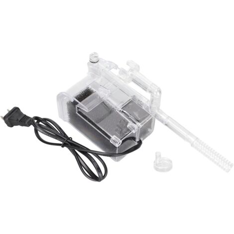 Filtre Aquarium Multifonction Oxygénation Accrue 3,5W PVC Débit 280L/h pour Petit Bac à Poissons (1/5)