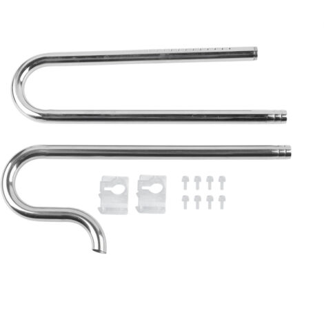Tuyau Filtre Acier Inoxydable 304 Ø16/22 mm pour Aquarium avec Support – Lot de 2 (1/5)
