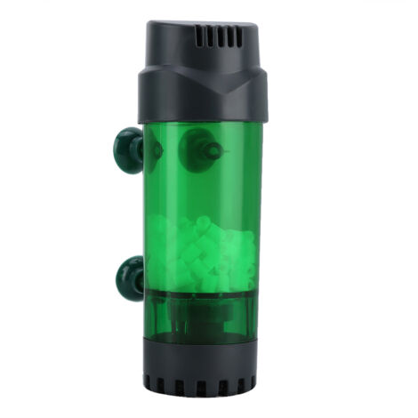 Filtre Aquarium Biochimique Double avec Éponge et Ventouses – Modèle LH600 – Plastique Durable – 224x79 mm (1/5)