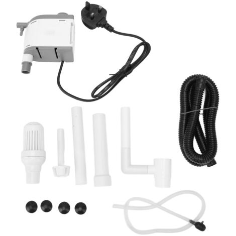 Pompe de filtration aquarium 3 en 1 silencieuse avec ventouse – 25W, débit 1500L/h, prise UK 220V (1/5)