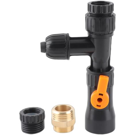 Kit de vidange pour aquarium avec adaptateurs robinet – Pompe à eau sans seau en plastique, 2 raccords inclus (1/5)