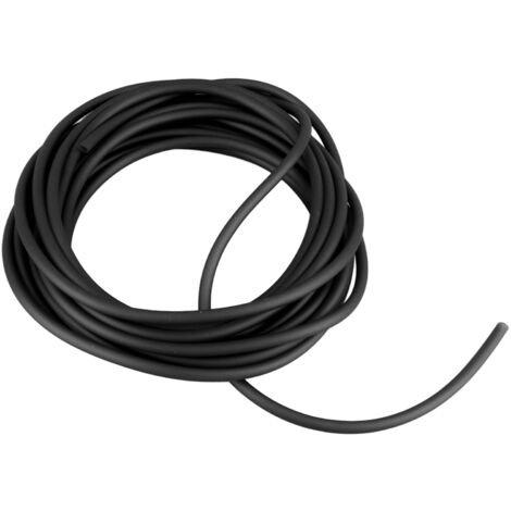 Tuyau de Changement d'Eau pour Aquarium en Silicone Noir 5 m (1/5)