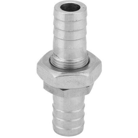 Raccord fileté mâle en acier inox 304 Ø12mm pour tuyau souple – Neuf (1/5)