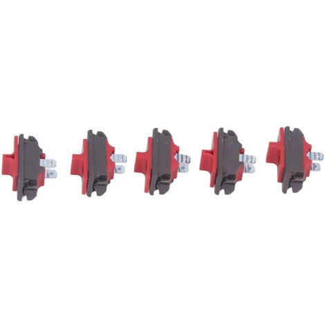 Interrupteur d'arrêt moteur pour tronçonneuse - Boîtier ABS - Lot de 5 - Compatible modèles 365, 371, 372, 336, 385XP - Réf. 503718201/503 71 82-01 (1/5)
