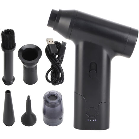 Souffleur d'Air Mini Portable Puissant sans Fil Rechargeable USB pour Nettoyage Maison Voiture Extérieur Sports (1/5)