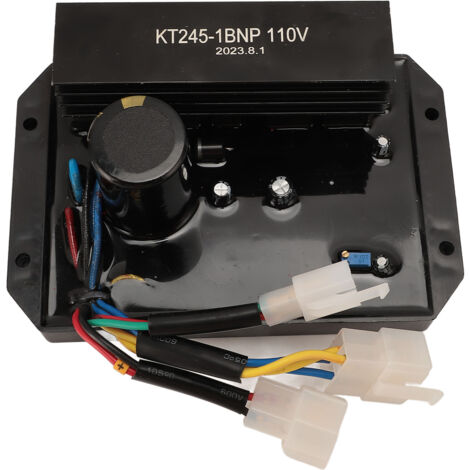 Régulateur de Tension Automatique KT245-1BNP 110V - pour Générateur Essence, en ABS et Métal, Taille 150x99x58mm, Lot de 1 (1/5)
