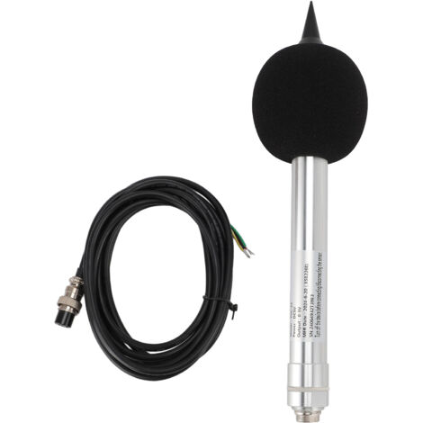 Capteur de Bruit Haute Sensibilité 30-130dB Sortie 0-5V avec Boîtier Alliage Aluminium IP55