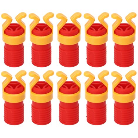 Manchon de Fixation pour Vis, Pack de 10, ABS Résistant, 4x1,5 cm, Accessoire Universel de Bricolage et Menuiserie (1/5)