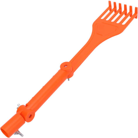 Râteau Nettoyeur de Gouttière ABS à Manche Rotatif - 39.4 cm, Multifonction pour Toiture et Jardin (1/5)