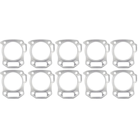 Kit de Joint de Culasse 10PCS - Acier Inoxydable 111x71mm pour Moteur GX210 170F Pompe à Eau et Générateur