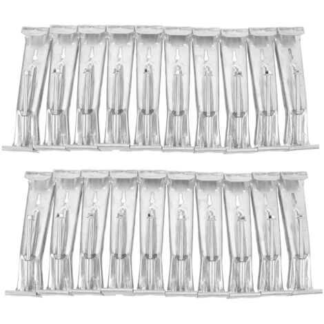 Crochet de Gouttière Aluminium Lourd 20 Pièces avec Vis, Support Invisible pour Gouttières Tombées ou Affaissées 5 Pouces
