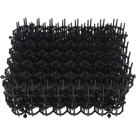 Déflecteur Anti-Chat 12Pcs Tapis de Protection Plastic Mat pour Plantes et Meubles Maison Jardin avec Picots Anti-Ravageurs Taille 20x15cm PP (1/5)