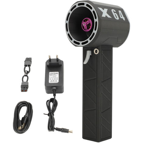 Souffleur Turbo Haute Performance : Moteur Sans Balais 64mm, Ventilateur 11 Pales, Batterie 8000mAh, 1400g de Poussée (1/5)