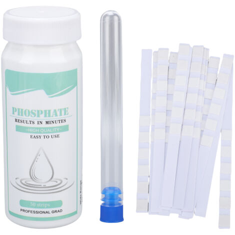 [Kit de Test d'Eau] 50 Bandelettes PO4 Détection Rapide et Précise pour Piscine, Aquarium et Eau Potable (1/5)