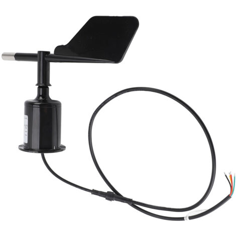 Capteur de Direction du Vent 360° Tout Autour Alimenté DC5V avec Boîtier Protecteur - Capteur Transmetteur Indicateur de Vent - Matériau ABS, 223x190x70mm, Câble 0.8m, 1 Pièce (1/5)