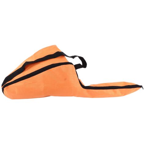 Housse de Protection pour Tronçonneuse Portable en Nylon Orange - Sac de Transport et Stockage pour Outils de Jardin (35x16x10.6 cm) (1/5)