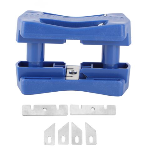 RABOT À CHANTAIGNE - RAINUREUSE ÉLASTIQUE MANUELLE - MATÉRIAU PVC - 2 LAMES INCLUSES (1/5)