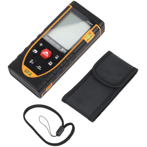 Télémètre Laser Digital Portable SNDWAY 40m avec Autocalibration - Mesureur Longueur, Surface, Volume - Niveau à Bulle Intégré et Fonction Mémoire (1/5)