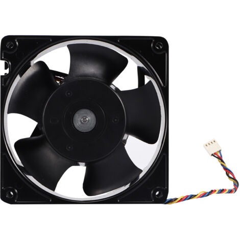 Ventilateur de Refroidissement SHLFDV524/2N DC 24V 4800RPM 18W avec Boîtier en Alliage d'Aluminium - 12x12x3.8cm - 182.4CFM pour Inverter, Pompe à Eau, Éclairage Plantes (1/5)