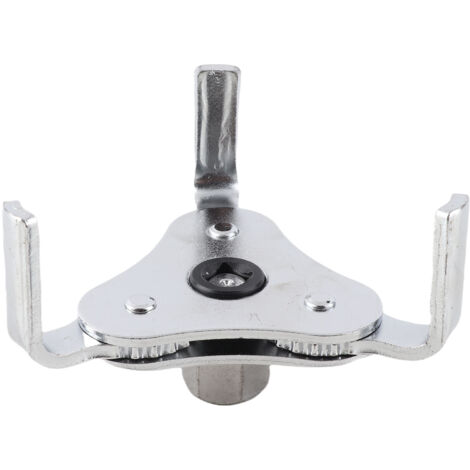 Clé Universelle pour Filtre à Huile - 3 Mors Ajustables 50-115mm - 1/2" (12.7mm) en Acier 45 pour Voiture et Camion - Outil de Démontage (1/5)
