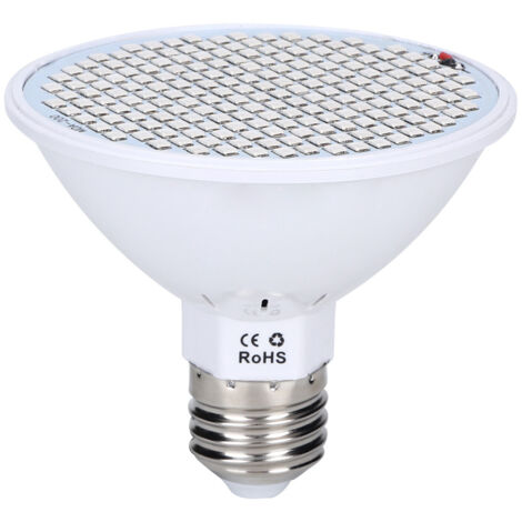 Ampoule LED Horticole 30W E27 200 LED Rouges et Bleues 85-265V pour Plantes d'Intérieur, Fleurs et Pots