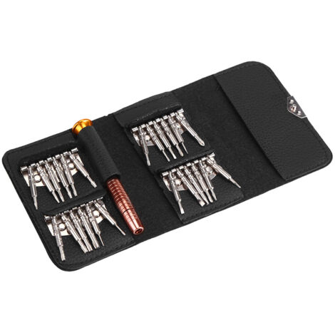 Ensemble de Tournevis de Précision 25-en-1 Mini pour Laptop, Montre, Bijoux et Électronique (1/5)