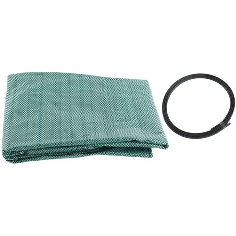 Sac à Déchets de Jardin Réutilisable et Robustes 300L, Sac à Feuilles pour Pelouse et Cour, 2 Poignées Renforcées, Tissé Plastique (1/5)