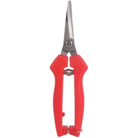 Sécateur de Jardin Professionnel - [SNO] - Modèle V - Taille-Branches Légères avec Lame Droite en Acier Inoxydable - 17.5 cm - Confortable et Antidérapant (1/5)