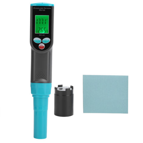 OxyMètre Portable Professionnel - Analyseur d'Oxygène Dissous avec Mesure de Température & Écran LCD Rétroéclairé - Haute Précision 0‑199.9%/0‑16.50ml/g - Pour Aquaculture, Piscine, Eau Potable (1/5)