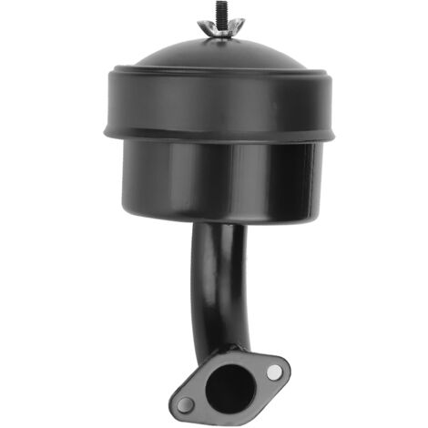Pot d'échappement pour Moteur Diesel 168F/170F - Système complet silencieux en fonte + plastique - Taille: 18.5x11cm - Pièce neuve agricole