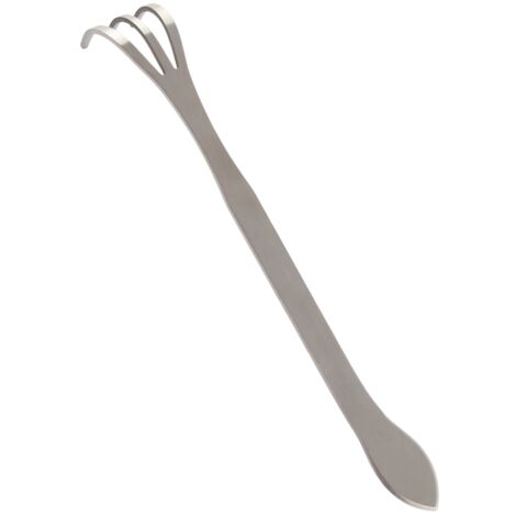 Griffe de Jardin 3 Dents en Acier Inoxydable 24CM Râteau à Mains (1/5)