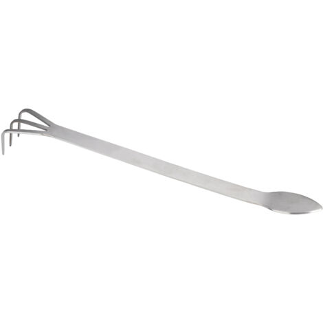 Outil de Bonsaï Multifonction 2 en 1 Professionnel - Râteau à Racines et Spatula en Acier Inoxydable 23 cm (1/5)
