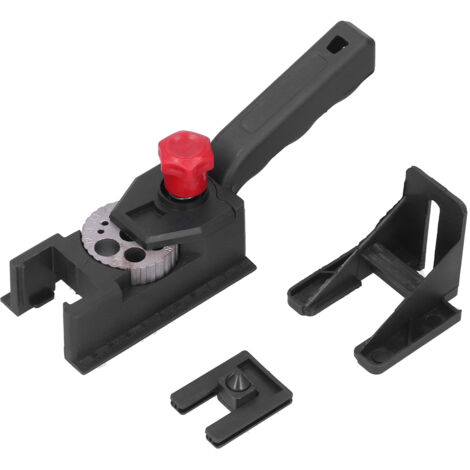 [Gabarit de Perçage] Multifonction Flexible Réglable Léger et Portable pour Forage en Ligne et Incliné - ABS/Acier au Chrome et Tungstène, Perçage de 12/10/8/6.8/6/5/4.2/4/3.3/3mm (1 Gabarit + 2 Acces (1/5)