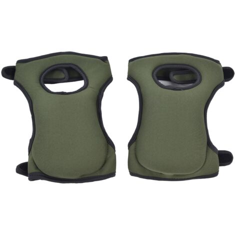 Protections pour Genoux de Jardinage Professionnelles - Pack de 2 Genouillères Verte en Néoprène 46x23cm pour Jardinage et Bricolage (1/5)