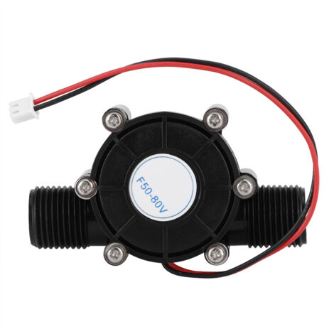 Générateur hydraulique 10W 0-80V pour énergie verte, noir ABS, 88mm, kit micro-hydroélectricité durable. (1/5)