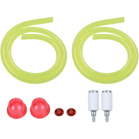 Kit de Remplacement Pompe à Essence: Filtre à Carburant, Tuyaux et Bulbe de Purge pour 358794761, 358794762, 358794763x2 - 2 pièces en Caoutchouc et Fer (1/5)